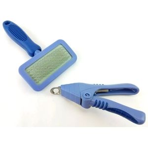 Dog Cat Nail Toe Claw Clippers and Pet Brush